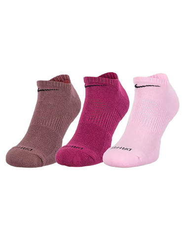 Шкарпетки/Гетри Шкарпетки Nike NK EVERYDAY PLUS CUSH NS 3PR SX6889-961 Коричневий, Рожевий, Бордовий