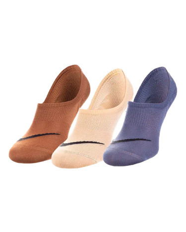 Шкарпетки/Гетри Шкарпетки Nike NK EVERYDAY PLUS LTWT FOOTIE SX5277-962 Коричневий, Бежевий, Фіолетовий