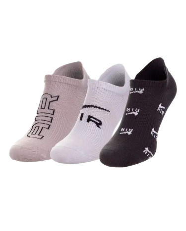 Socks/Leggings Shoes Nike NK ED PLS LTWT NS 3PK 144 NK DR9843-902 White, Black, Grey