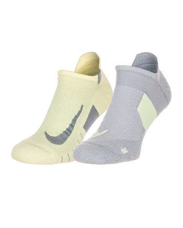 Носки/Гетры Носки Nike NK MLTPLIER NS 2PR - 144 SX7554-938 Серый, Желтый