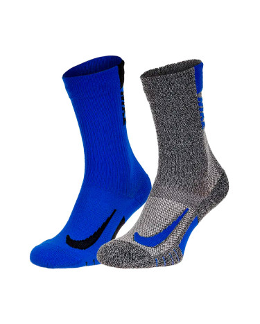 Носки/Гетры Носки Nike NK MLTPLIER CRW 2PR - 144 SX7557-937 Синий, Серый