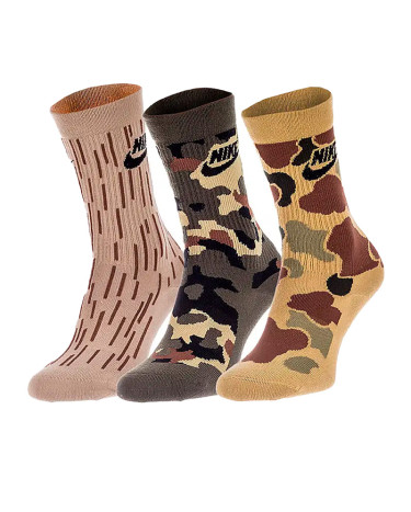 Socks/Leggings Shoes Nike NK EVERYDAY ESSENTIAL CREW DH3414-903 Grey, Beige