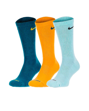 Socks/Leggings Nike EVER DA PLUS CUSH CREW SX6888-932 Blue, Blue, Orange