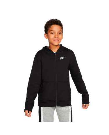 Sweatshirts Jacket Nike NSW HOODIE FZ CLUB BV3699-010 Black