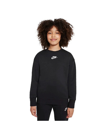 Sweatshirts Sweatshirt Nike NSW CLUB FLC BF CREW LBR DD7473-010 Black