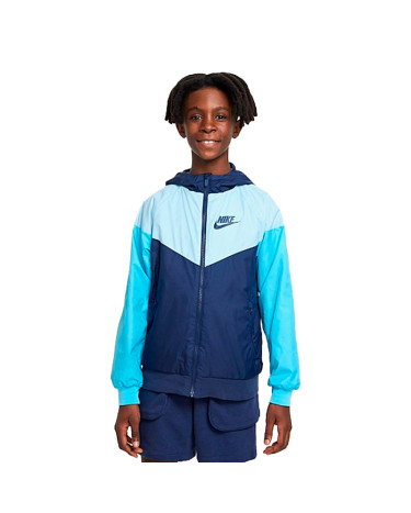 Outerwear Windbreaker Nike NSW WR JKT HD 850443-410 Blue, Blue
