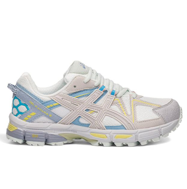 Asics Gel Kahana 8 White Blue Yellow
