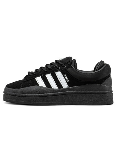 Кросівки Adidas Campus x Bad Bunny Black White Чорний/білий