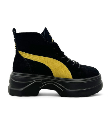 Кросівки Puma Spring Boots Black Yellow Чорний