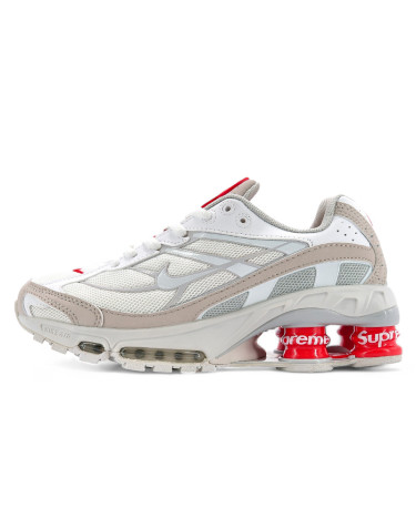 Кросівки Nike Shox x Supreme Ride 2 White DN1615-100 Бежевий/сірий