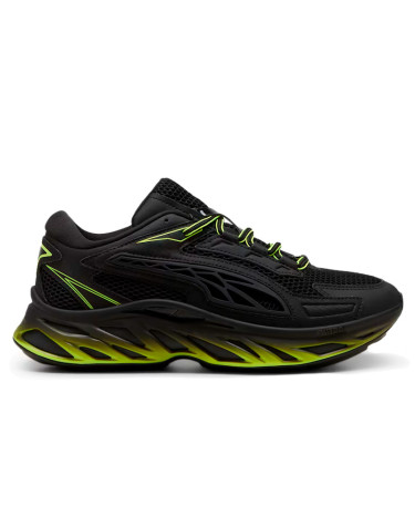 Кросівки Puma Exotek Nitro Black Electric Lime 395340-01 Чорний/зелений