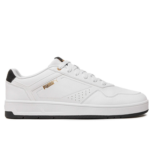 Puma Court Classic White Black Gold 395018-07