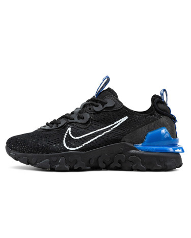 Кроссовки Nike React Vision Black Game Royal DV6491-001 Черный/белый