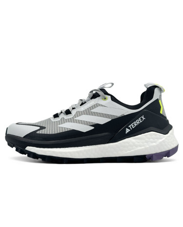 Кросівки Adidas Terrex Free Hiker 2.0 Low Gore-Tex Wonder Silver Lemon IG5461 Чорний/сірий