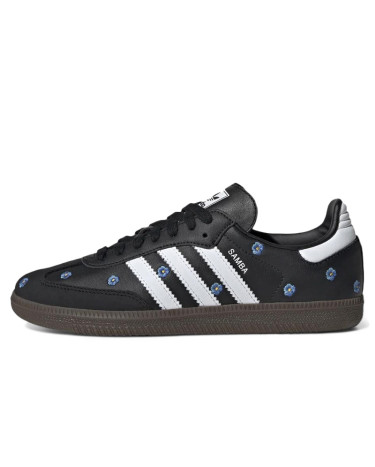 Кросівки Adidas Samba Black Floral Embroidery IF4397 Чорний/білий