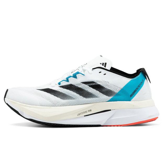 Adidas Adizero Boston 12 White Light Aqua ID4237