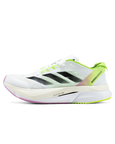 Кросівки Adidas Adizero Boston 12 White Black Green Spark IG3328 Різнокольорові