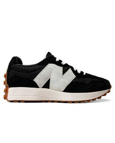 Sneakers New Balance 327 Black Metallic Silver MS327MM1 Black/white