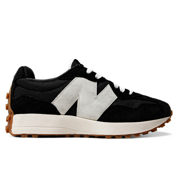 New Balance 327 Black Metallic Silver MS327MM1