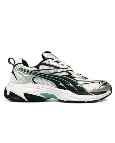 Кросівки Puma Morphic Base White Green Silver Black Різнокольорові