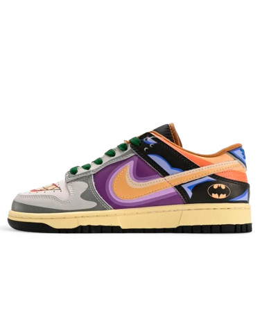 Кросівки Nike SB Dunk Low Batman x Joker Різнокольорові