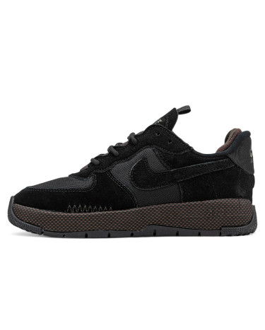 Кросівки Nike Air Force 1 Wild Black Velvet Brown FB2348-001 Чорний