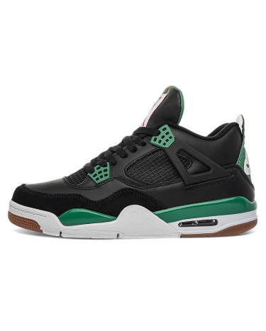 Sneakers Jordan 4 Retro Black Green White Black/green