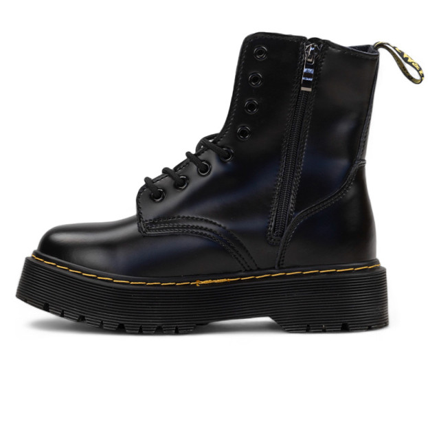 Dr. Martens Jadon Smooth Leather Boots Zip Black