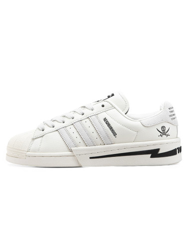 Кроссовки Adidas Superstar x Neighborhood White Black Черный/белый