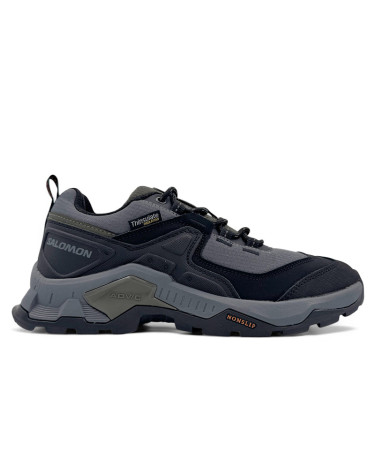 Trekking shoes Salomon Quest Element Thinsulate Nonsplip Grey Black Khaki Black/gray