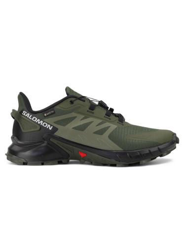 SneakersTrekking shoes Salomon Supercross 4 Gore-Tex Khaki L47310300 Olive