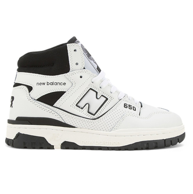 New Balance 650 High White Black Winter З ХУТРОМ