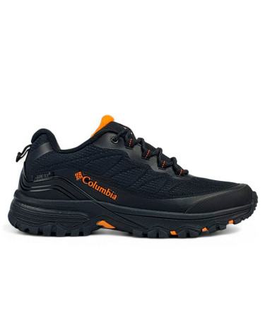 Sneakers Columbia Gore-Tex Black Orange With FLEECE Black