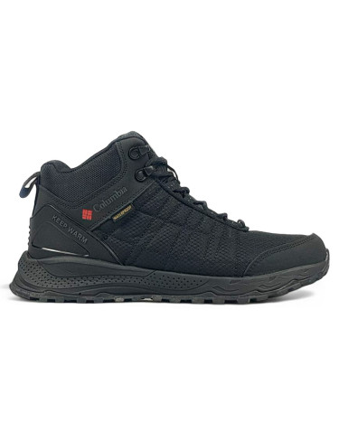 Boots Columbia Waterproof Black With FUR Black