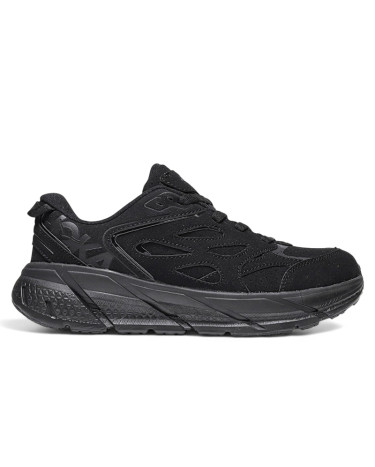 Кроссовки Hoka Clifton Suede Triple Black 1122571-BBLC Черный