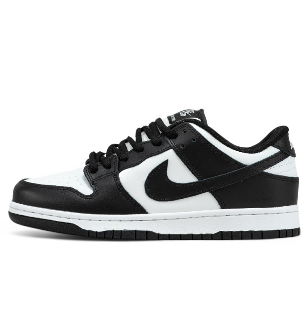 Nike SB Dunk Low Black White С МЕХОМ