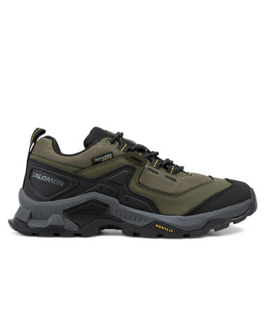 Трекінгові кросівки Salomon Quest Element Khaki Black Thinsulate Nonsplip Оливковий