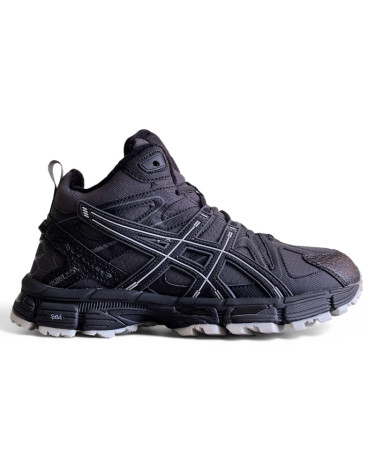 Кросівки Asics Gel Kahana 8 High Black White З ХУТРОМ Чорний/білий