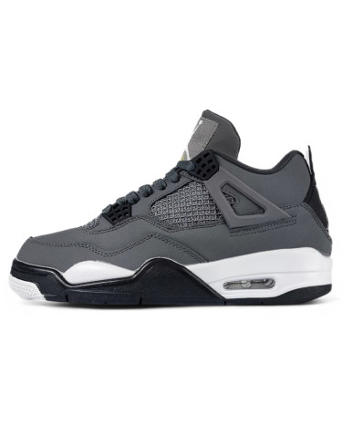 Sneakers Jordan 4 Grey Black White FUR Black/gray