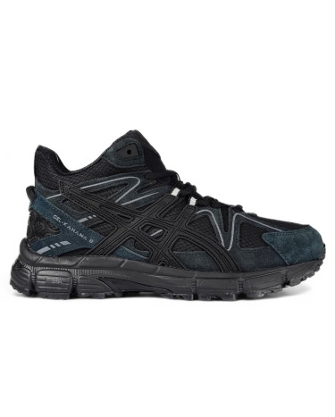 Кросівки Asics Gel Kahana 8 High Black Grey Suede З ХУТРОМ Чорний/сірий