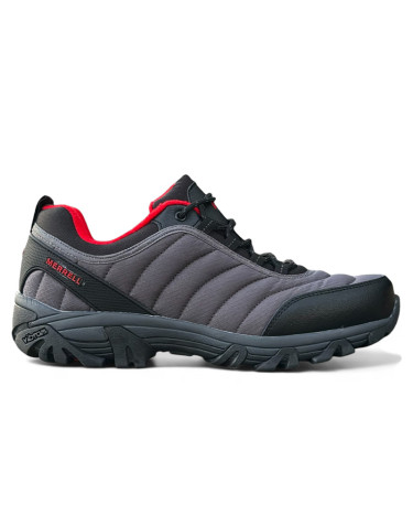 Трекінгові кросівки Merrell Vibram Grey Red З ФЛІСОМ Чорний/сірий
