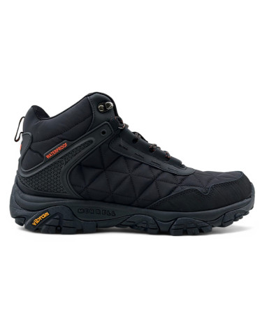 Trekking boots Merrell Tracking Black Orange Winter Fur Black
