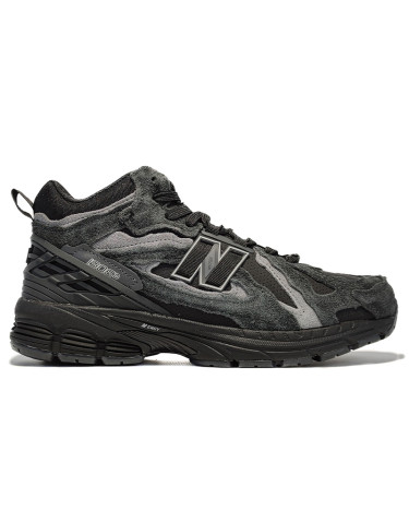 Кросівки New Balance 1906D High Black Grey З ХУТРОМ Чорний/сірий