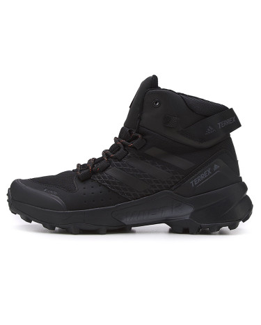 Кросівки Adidas Terrex Swift Gore-Tex High Black Orange З ХУТРОМ Чорний