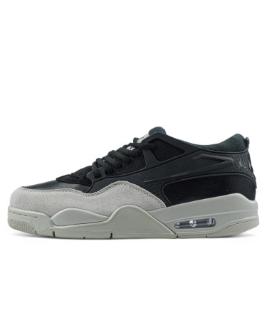 Кроссовки Jordan 4 RM Black Light Bone FQ7939-001 Черный/серый
