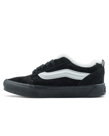 Кеди Vans Knu Skool Shoes Winter Black White З ХУТРОМ Чорний/білий