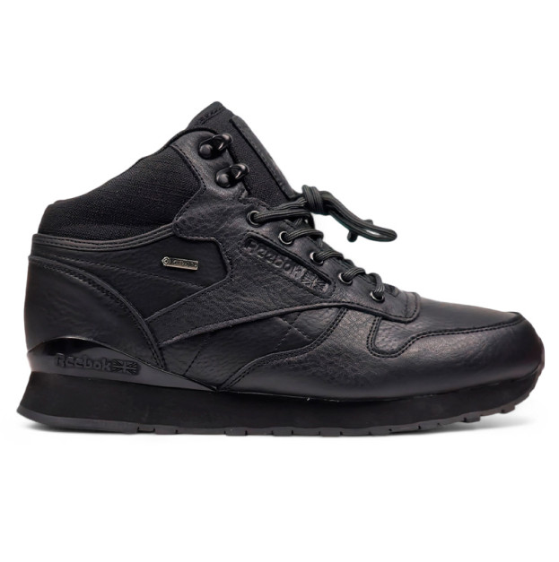Reebok Classic High Leather Black С МЕХОМ