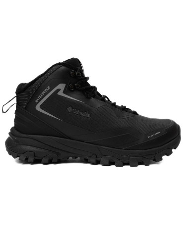 Boots Columbia Waterproof Triple Black FUR Black