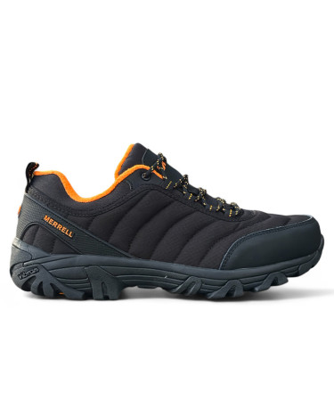 Трекінгові кросівки Merrell Vibram Black Orange З ФЛІСОМ Чорний