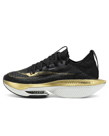 Sneakers Nike Air Zoom Alphafly NEXT 2 Black Metallic Gold Grain DN3559-003 Gold